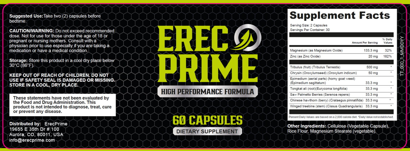 ErecPrime ingredients